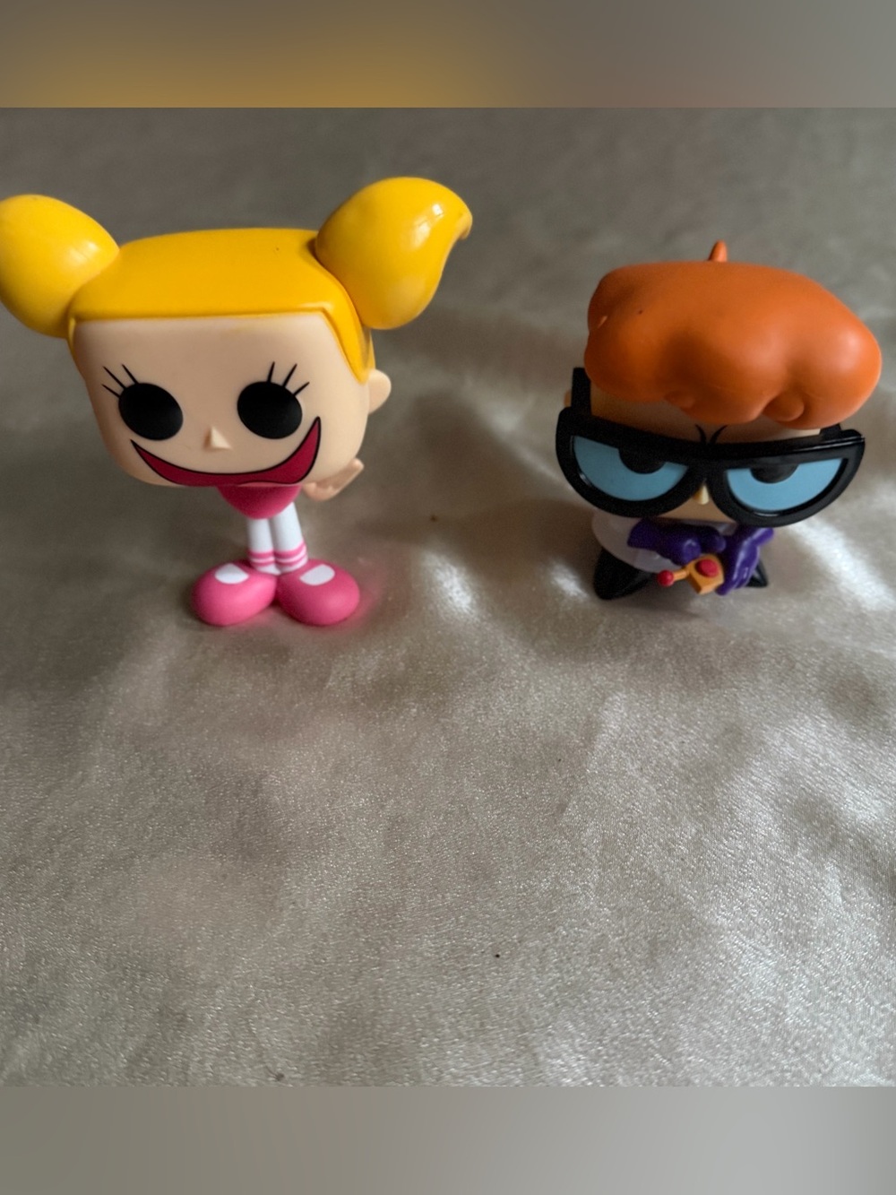 Funko Dexter's Laboratory Dee Dee & Dexter Plastic Vinyl Figures Lot of 2